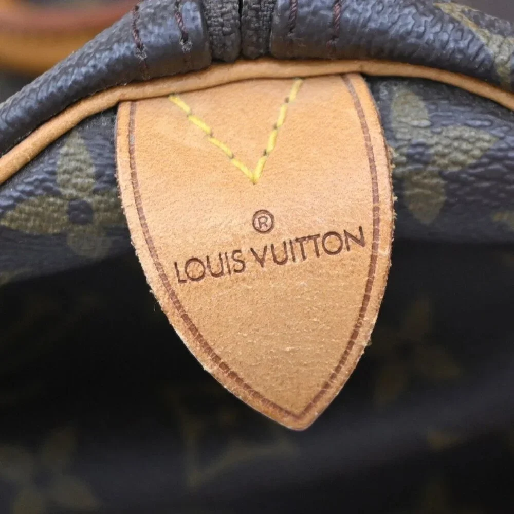 LOUIS VUITTON Speedy 40 Travel Hand Bag Monogram Leather Brown M41522 94EG109 - Picture 10 of 16